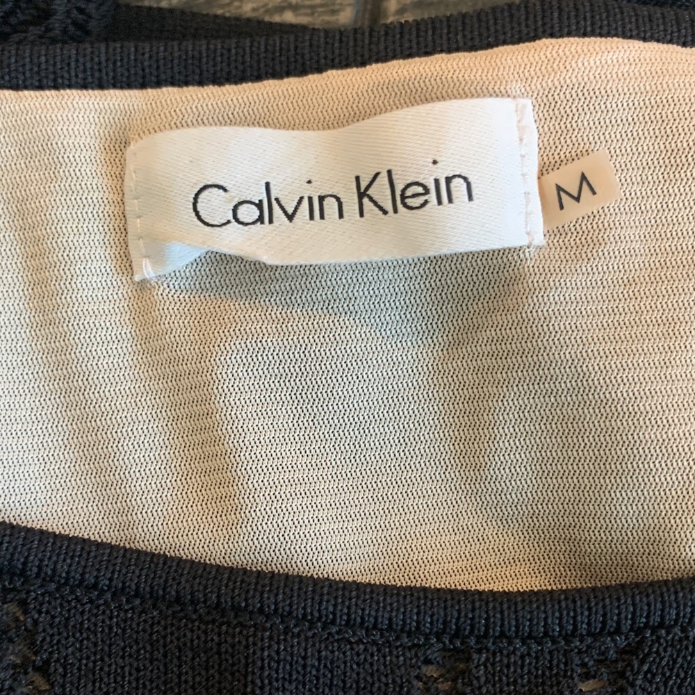 Calvin Klein Black 3/4 Sleeve Dress - Picture 2 of 5